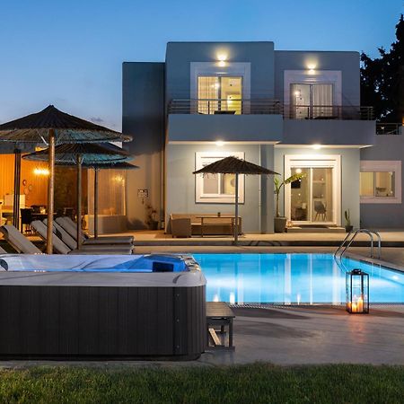 Ethria Pool Villa With Heated Jacuzzi Afantou Luaran gambar