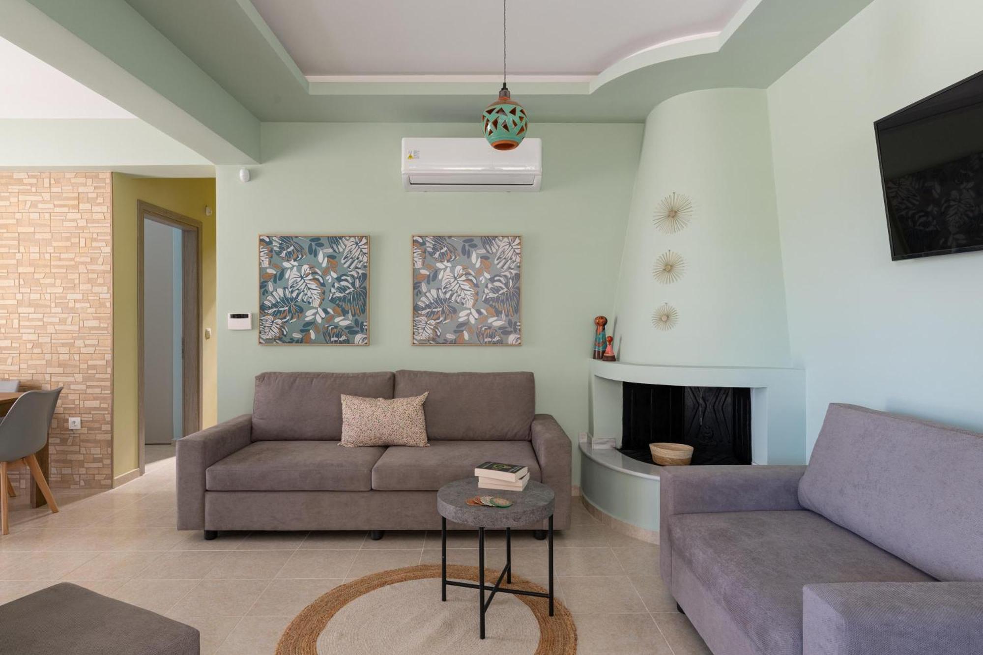 Ethria Pool Villa With Heated Jacuzzi Afantou Luaran gambar